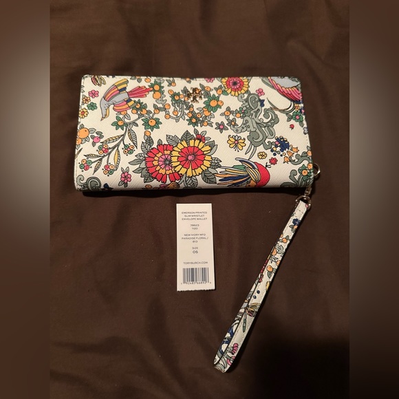 Tory Burch Slim Wristlet, Paradise Floral - Picture 1 of 3
